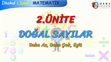 DAHA AZ – DAHA ÇOK – EŞİT