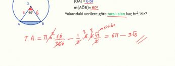 DAİREDE ALAN-SORU ÇÖZÜMLERİ-1