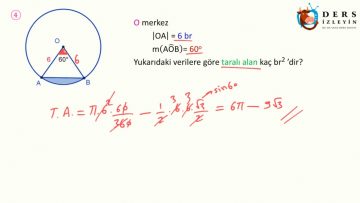 DAİREDE ALAN-SORU ÇÖZÜMLERİ-1