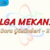DALGA MEKANİĞİ / SORU ÇÖZÜMLERİ – 2