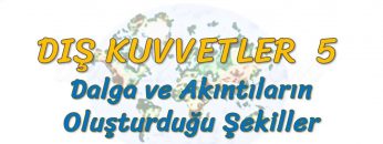 DALGA VE AKINTILARIN OLUŞTURDUĞU ŞEKİLLER (DIŞ KUVVETLER – 5) – TYT