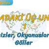 DENİZLER, OKYANUSLAR VE GÖLLER (DOĞADAKİ ÜÇ UNSUR – 1) -TYT
