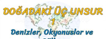 DENİZLER, OKYANUSLAR VE GÖLLER (DOĞADAKİ ÜÇ UNSUR – 1) -TYT