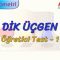 DİK ÜÇGEN / ÖĞRETİCİ TEST – 1 (TYT)
