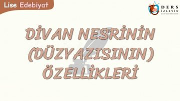 DİVAN NESRİNİN ÖZELLİKLERİ