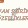 DİVAN ŞİİRİNİN ÖZELLİKLERİ
