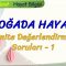 DOĞADA HAYAT / ÜNİTE DEĞERLENDİRME  SORULARI – 1