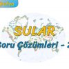 DOĞADAKİ ÜÇ UNSUR / SULAR SORU ÇÖZÜMLERİ – 2 (TYT)