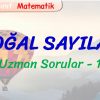 DOĞAL SAYILAR / UZMAN SORULAR – 1