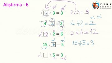 DOĞAL SAYILARDA BÖLME
