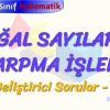 DOĞAL SAYILARDA ÇARPMA İŞLEMİ / GELİŞTİRİCİ SORULAR – 1