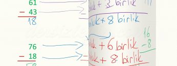 DOĞAL SAYILARDA ÇIKARMA