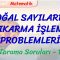 DOĞAL SAYILARDA ÇIKARMA İŞLEMİ PROBLEMLERİ / TARAMA SORULARI – 1