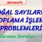 DOĞAL SAYILARDA TOPLAMA İŞLEMİ PROBLEMLERİ / TARAMA SORULARI – 1