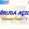 DOĞRUDA AÇILAR / UZMAN TEST  – 1 (TYT)