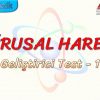 DOĞRUSAL HAREKET / GELİŞTİRİCİ TEST – 1