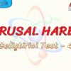 DOĞRUSAL HAREKET / GELİŞTİRİCİ TEST – 4