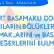 DÖRT BASAMAKLI SAYILARIN BÖLÜKLERİNİ BASAMAKLARINI VE BASAMAK DEĞERLERİNİ BULMA