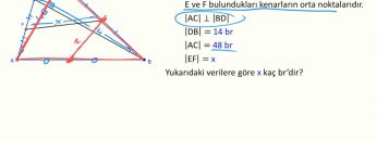 DÖRTGENLER SORU ÇÖZÜMLERİ – 1
