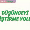 DÜŞÜNCEYİ GELİŞTİRME YOLLARI