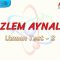 DÜZLEM AYNALAR / UZMAN TEST – 2