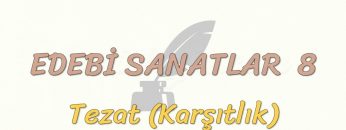 EDEBİ SANATLAR – 8 / TEZAT