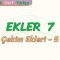 EKLER – 7 / ÇEKİM EKLERİ – 5