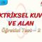 ELEKTRİKSEL KUVVET VE ALAN / ÖĞRETİCİ TEST – 2 (TYT)