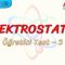 ELEKTROSTATİK / ÖĞRETİCİ TEST – 3