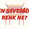 EN SEVDİĞİN RENK NE (ÇİNCE) 42. DERS