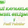 ENERJİ KAYNAKLARI VE BİLİMSEL GELİŞMELER – 1 / FOSİL YAKITLAR