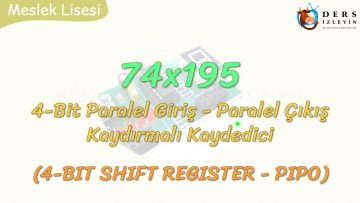 ENTEGRE DEVRE KAYDEDİCİLER / 74X195 ENTEGRESİ