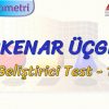 EŞKENAR ÜÇGEN / GELİŞTİRİCİ TEST – 1 (TYT)