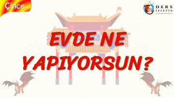 EVDE NE YAPIYORSUN? (ÇİNCE) 68. DERS