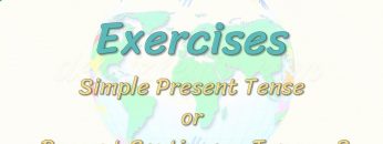 Exercises / Simple Present Tense Or Present Continuous Tense – 2  46. Ders