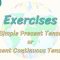 Exercises / Simple Present Tense Or Present Continuous Tense – 1  45. Ders