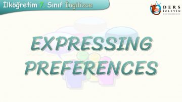 EXPRESSING PREFERENCES