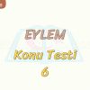EYLEM / KONU TESTİ- 6