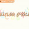 EYLEMLER (FİİLLER)