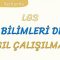 FEN BİLİMLERİ DERSİ NASIL ÇALIŞILMALI-LGS