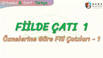FİİLDE ÇATI – 1 / ÖZNELERİNE GÖRE FİİL ÇATILARI – 1