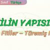 FİİLİN YAPISI – 1 / BASİT FİİLLER – TÜREMİŞ FİİLLER
