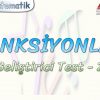 FONKSİYONLAR / GELİŞTİRİCİ TEST – 2