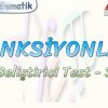 FONKSİYONLAR / GELİŞTİRİCİ TEST – 3