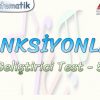 FONKSİYONLAR / GELİŞTİRİCİ TEST – 5