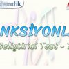 FONKSİYONLAR / GELİŞTİRİCİ TEST – 7