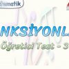 FONKSİYONLAR / ÖĞRETİCİ TEST – 3