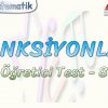 FONKSİYONLAR / ÖĞRETİCİ TEST – 8