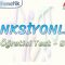 FONKSİYONLAR / ÖĞRETİCİ TEST – 8