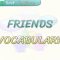 FRIENDS / VOCABULARY